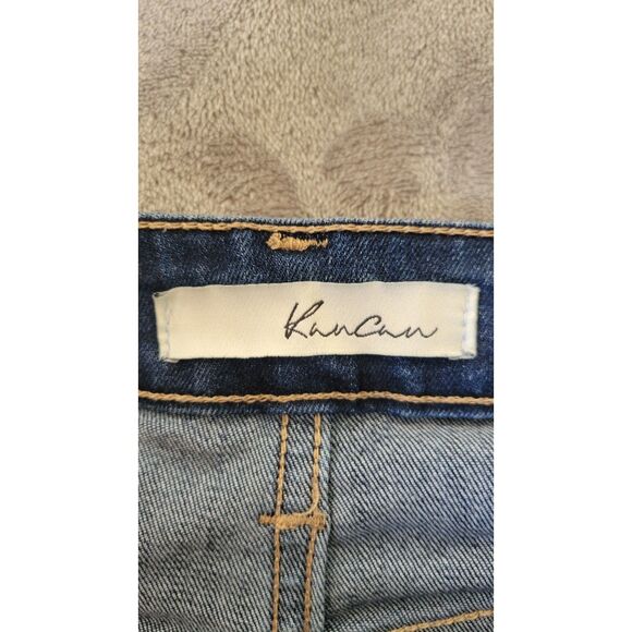 KanCan Blue Skinny Mid Rise Dark Wash Stretch Denim Jeans KC7095D - Picture 3 of 4